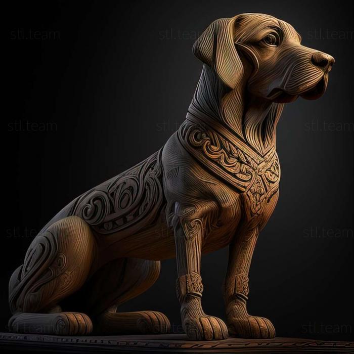 3D model Karakachan dog (STL)